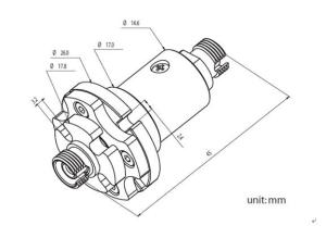 China Single mode 1310 / 1550 nm Fiber Optic Rotary Joint / FORJ for HD-SDI factory