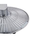 Popular Chrome Round Stainless Steel Table Base Furniture Parts With Adjustable