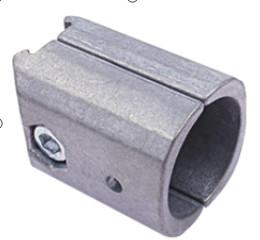 China 28mm Pipe Silvery Zinc Ally AL-61 Aluminum Tubing Joints factory