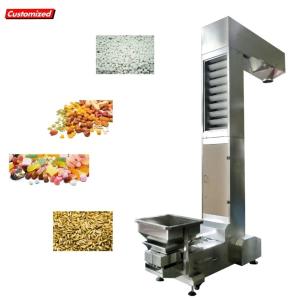 China 30-Day Return Policy Z-Type Stainless Steel Plastic Grain Powder Vertical Skip Conveyor factory