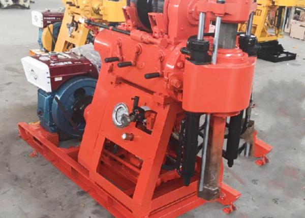 Gold Mining Diamond Core Soil Test Drilling Machine 130 Mm Hole Diameter