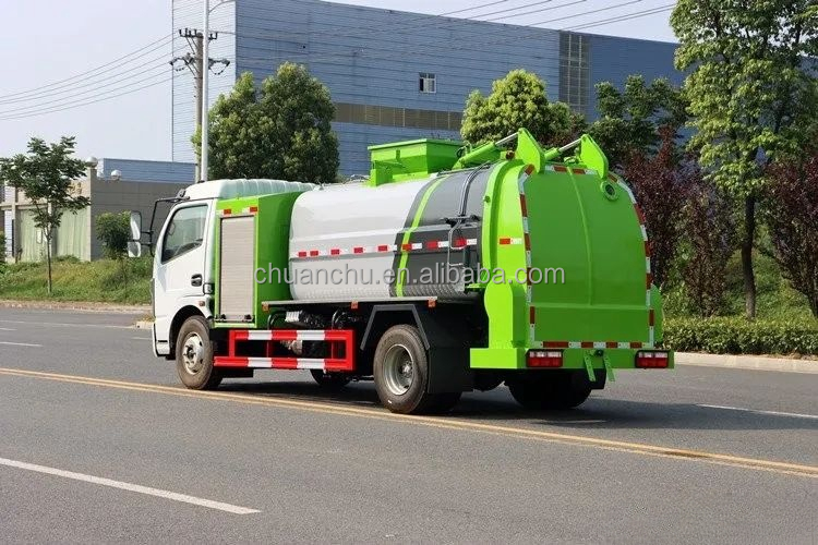 Dongfeng Capt Pure Electric 5-Square Kitchen Garbage Truck at Eco-Friendly Waste Handling Solutions
