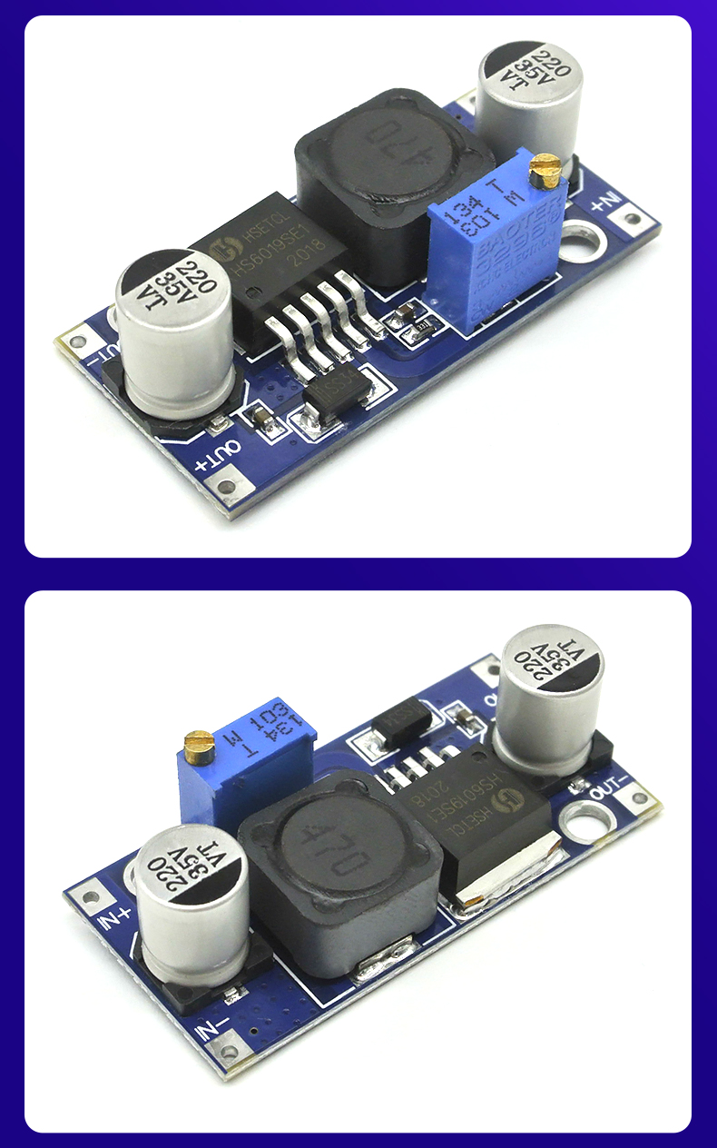 LED and LCD Compatible 43*22mm Super XL6009 DC-DC Boost Module with Adjustable Output