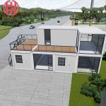 Zontop Modern Prefab Living Flat Pack Container House 20 Foot Portable Modular