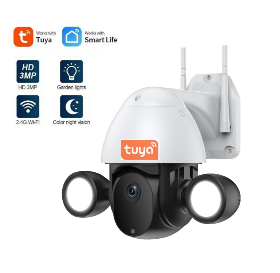 3MP WIFI Floodlight Speed Dome with AI Human Detection(JY-D05-3MP)