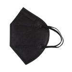 Black Color Folding FFP2 Mask Antibacterial For Textile / Industry