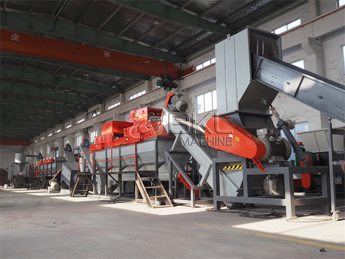 PP Film Bags Plastic Recycling Equipment Crushing Washing Drying