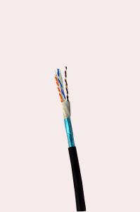 China UL Listed CAT6 F/UTP Type CMX Cable , Direct Burial Cat6 Shielded Cable factory