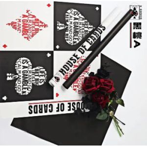 Creative Playing Card Flower Wrappers Plastic Paper