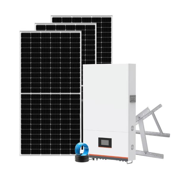 Low Volt 51.2V 8.2KWh Residential Off Grid Solar System Aluminum Residential PV