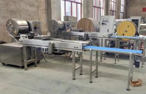 China automatic samosa wrapper machine, spring roll sheet machine, cake skin machine factory
