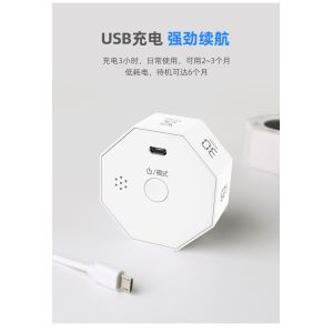 8 Sides Count Up Down Timer With Digital Counting ABS LCD Face