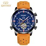 Hollow Bottom Mens Mechanical Watches Hardness Mineral Glass Dial