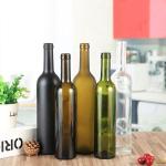 Clear Green Transparent Wine Bottle 500ml for Bordeaux Burgundy Wine Packaging