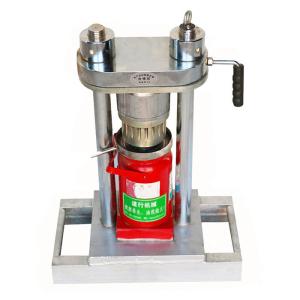 China 0.75kg/Batch 70kg Seed Oil Press Machine Mini Manual Hydraulic Cold Sunflower 3kg/H factory