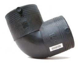 China Sdr11 Water Pipe Elbow 45 Degree Dn75-90 PE Electrofusion Fittings factory