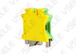 Screw Connection Din Rail Ground Terminal Block Universal Wiring USLKG Type
