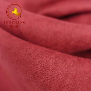 China 2017 factory directly Garment home textile knitted faux 100% polyester micro suede fabric factory