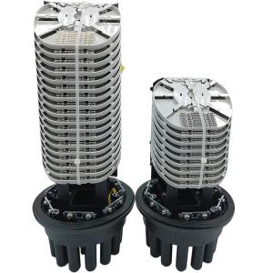 China Outdoor Aerial 288 core Fiber Optic Joint Enclosure 6in 6out Dome Splice Closure factory