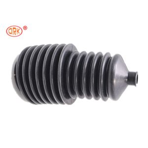 China Custom Rubber Bellow Sleeve Black Silicone Heat Resistance RoHs Approved on sale