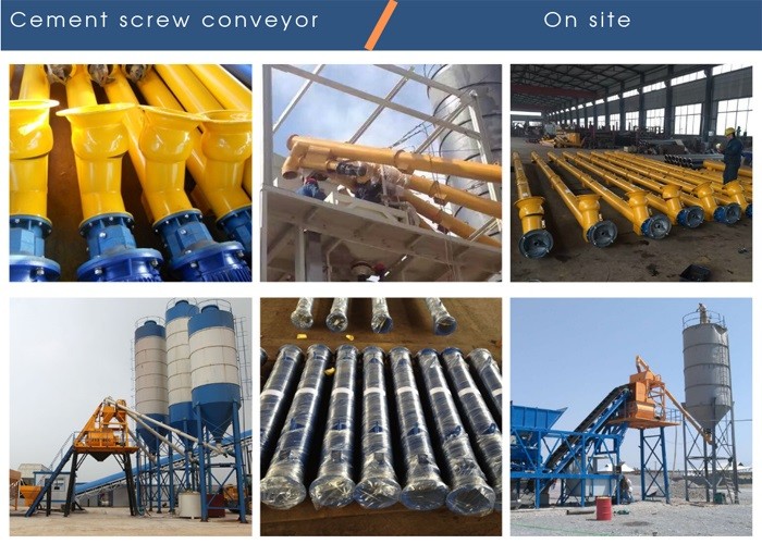 273mm Small Automatic Flexible Screw Conveyor 11kw 200r / Min Speed