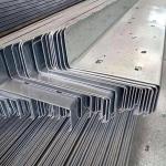 Non Alloy Z Type Sheet Pile Steel Section Purlin Bracket Clips Clamp Steel