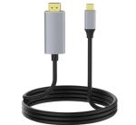 OCC OD4.5mm Optical Black Hdmi Cord , 1.8m Premium 3.1 Usb C To Hdmi Cable