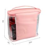 Leak Proof Zipper Clear Travel Bags For Toiletries