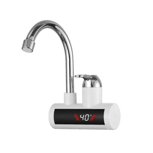 3000W Instant Electric Water Heater Tap RoHs Kitchen Faucet With Temperature