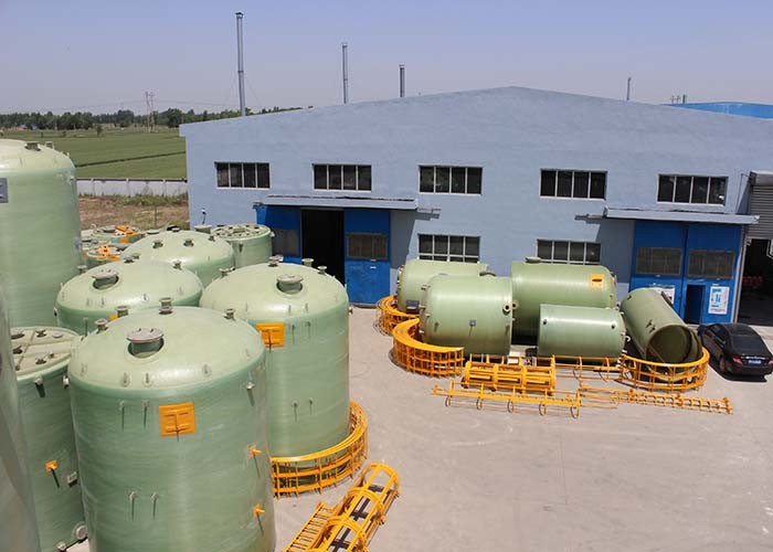 Chemical Mixing FRP Horizontal Tank Light Weight 1000mm*1690mm