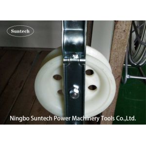Single Sheave Cable Pulling Pulley With Hook For Stringing Cable Conductor