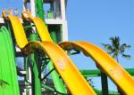 18m Height Tall Water Slides Fiberglass Customized For Holiday Resort