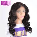 100% Virgin Brazilian Human Hair Lace Front Wigs 180% Density Loose Wave
