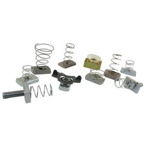 China Hot Dip Galvanized Spring Loaded Wing Nut For Construction Channel Steel 1/2&quot; 1/4&quot; factory