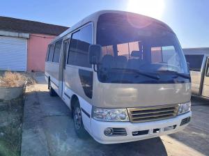 China Toyota Coaster Used Japan 30seater Left Hand Drive Manual Transmission Diesel Engine 1hz factory