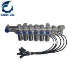 PC300-7 6D114 Excavator Engine Parts Hydraulic Solenoid Valve Assy 207-60-71320
