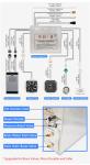 Anti Rusting Steam Bath Equipment / 6kw Steam Generator 304 Stainless Steel