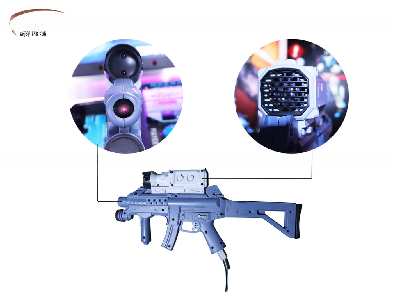 42'' LCD Display Gun Shooting Game Machine With 3D Stereo Sound