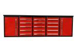 17 Drawers Steel Tool Storage Cabinet with KEY Lock and Powder Spray Surface