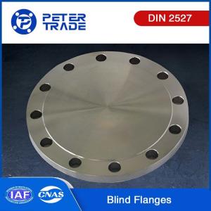 China DIN 2527 PN 10 Carbon Steel ASTM A105 A350 A420 Blind Plate Flange Raised Face / Flat Face / RTJ / LJF factory