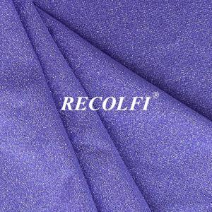 China Glitter Ocean Recycled Activewear Knit Fabric High Elastic Gym Suit factory