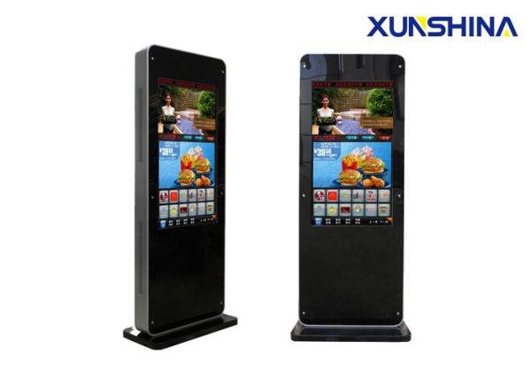 Free Standing 55" Network Restaurant Digital Signage Player / Stand Alone