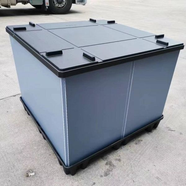 China 1120mm Collapsible Pallet Bins Agriculture Plastic Bulk Containers Reusable factory