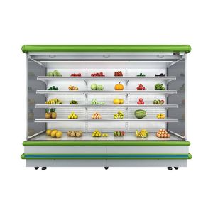 Open Front Display Beverage Multideck Open Chiller Air Cooling 2000L