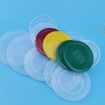 Recycling Paper Cylinder Debossed 73mm Custom Plastic Lids