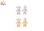 OEM Steel Color Figure Shape Engraving Charm Pendant
