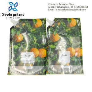 Stand Up Pouch Spout Washing Laundry Powder Detergent Plastic Packaging