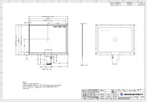 China Full View 8.0 Inch LVDS Interface LCD TFT Display Resolution 1024x768 factory
