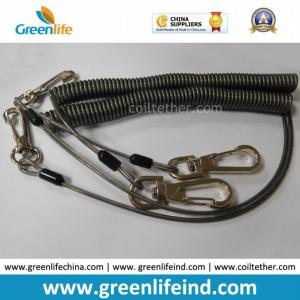 China Strong Pulling Innovative Stainless Steel Wire Spiral Coil Lanyard factory