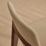 Modern Design Ashwood Frame Italian Classic Luxury Wood Dining Chair for Living